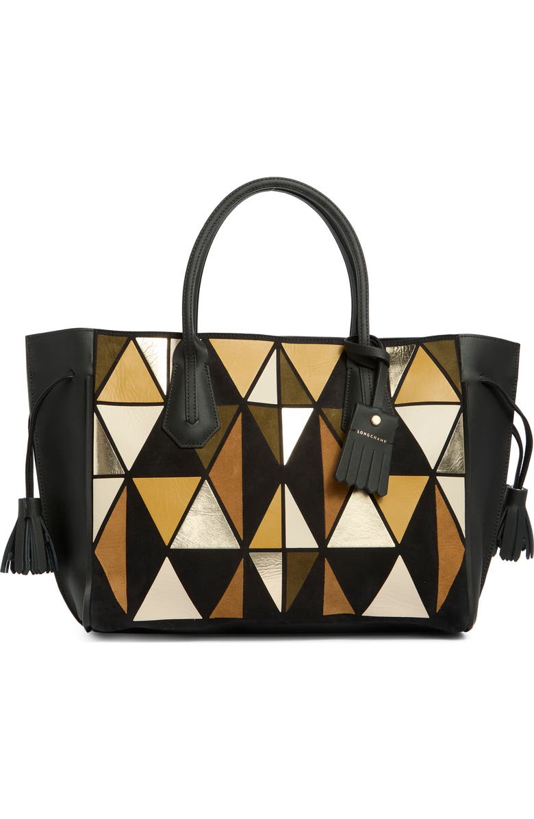 Longchamp Penelope Arty Medium Tote, Main, color, Mimosa