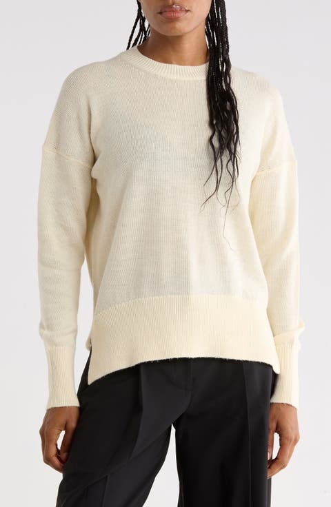 Karenia Wool Blend Crewneck Sweater