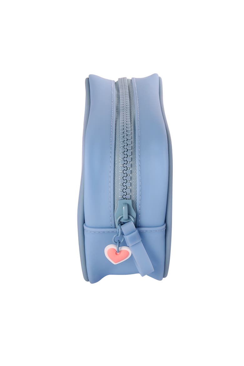 Angel and Stitch Makeup Bag, Alternate, color, Light Blue