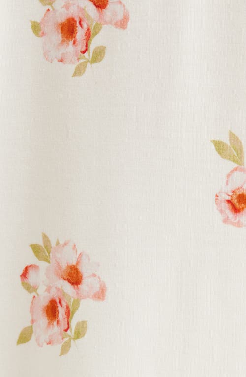 Eberjey Gisele Printed Short Sleeve Cropped Pajamas