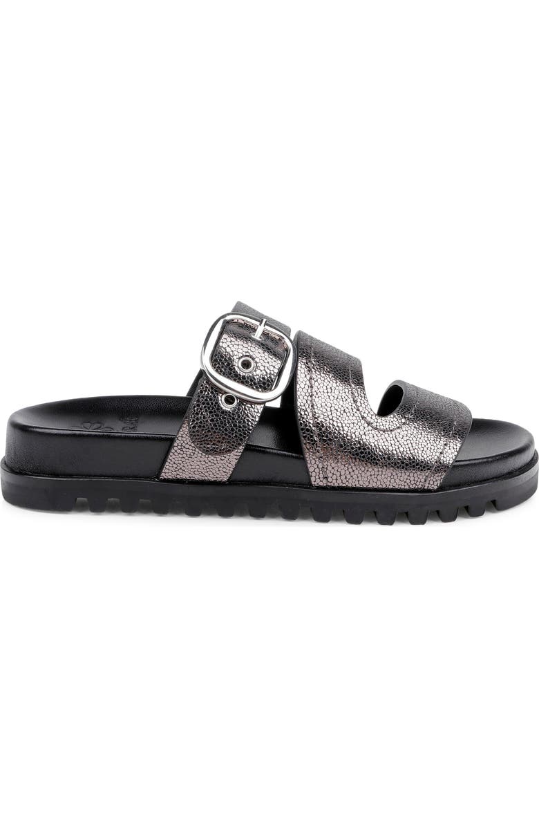 CLERAE Quasia Sandal, Alternate, color, Anthracite Metallic