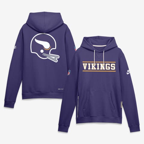 Men's Nike Purple Minnesota Vikings Standard Issue Replay Officials Alternate Dri-FIT Hoodie