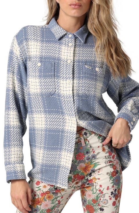 Tapestry Plaid Cotton Overshirt