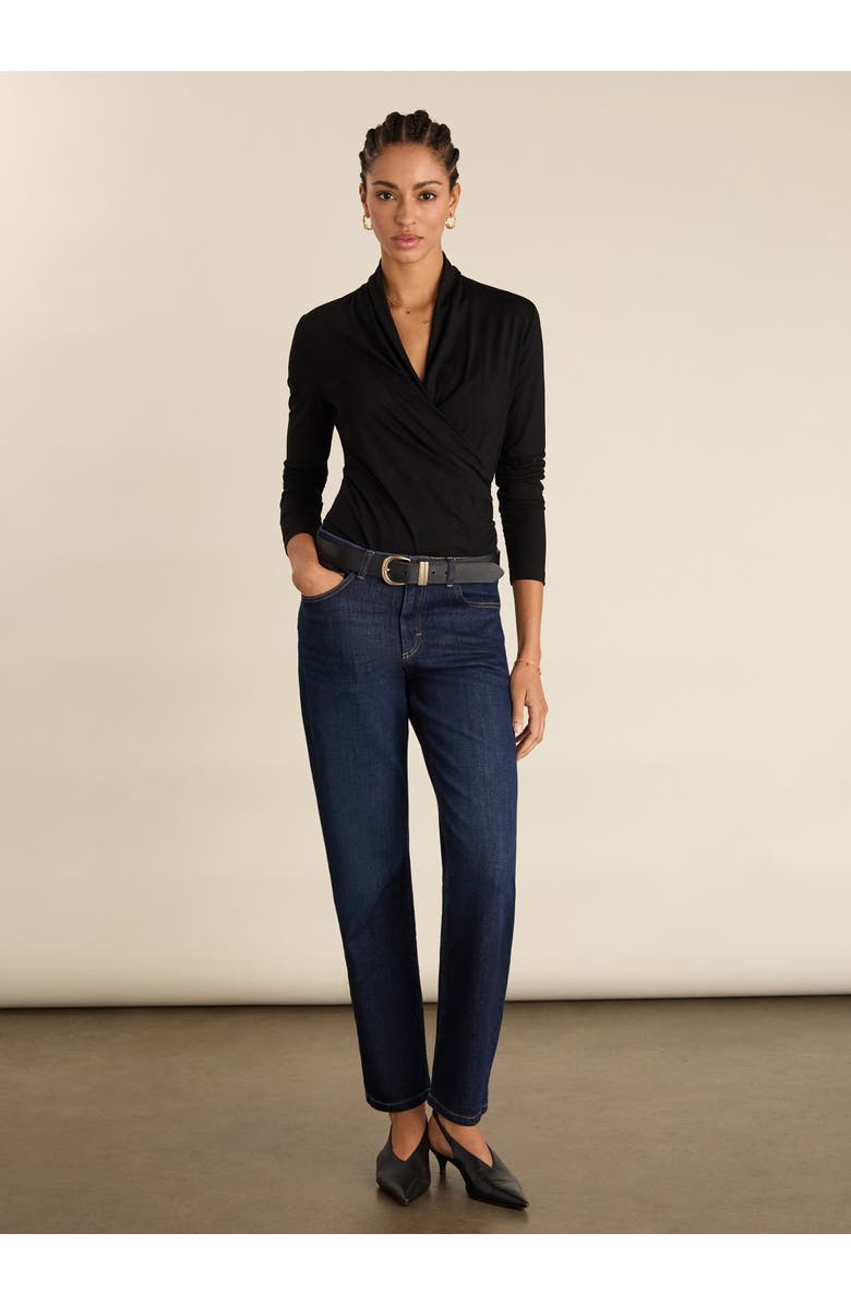 Baukjen Gylda Wrap Top, Alternate, color, Caviar Black