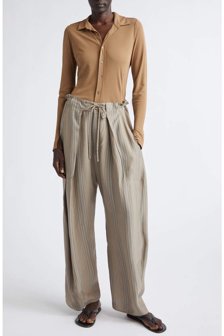 Frankie Matte Jersey Button-Up Shirt, Alternate, color, NUTMEG