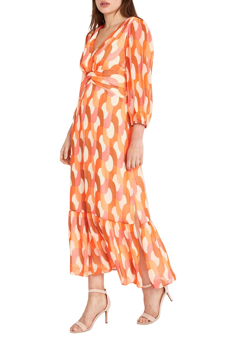 Waist Detail Maxi Dress, Alternate, color, CRCOPA