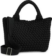 BCBG Small Neoprene Woven Tote Bag