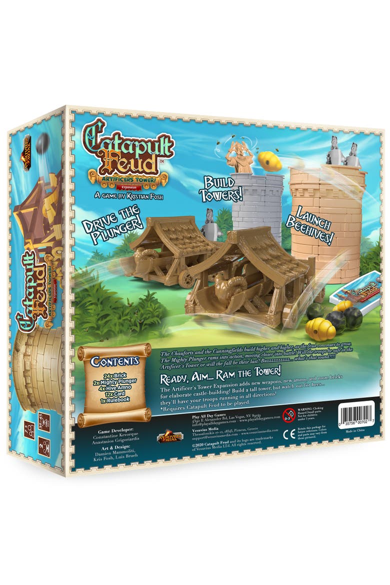 Artificer'S Tower Expansion To Catapult Feud, Ages 7+, Alternate, color, Multicolored