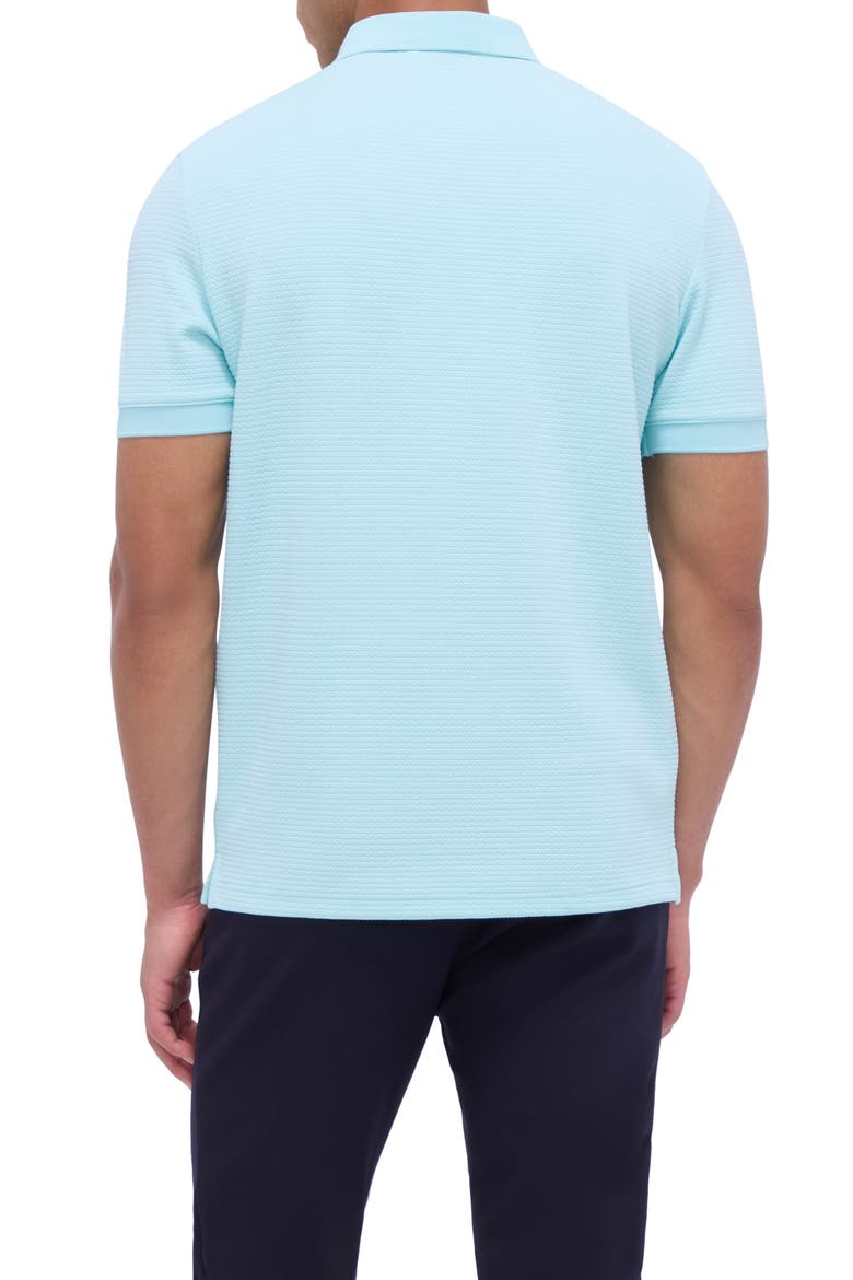 Textured Polo, Alternate, color, ICE