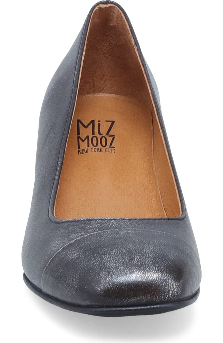 Miz Mooz Gilda Cap Toe Pump, Alternate, color, Gunmetal