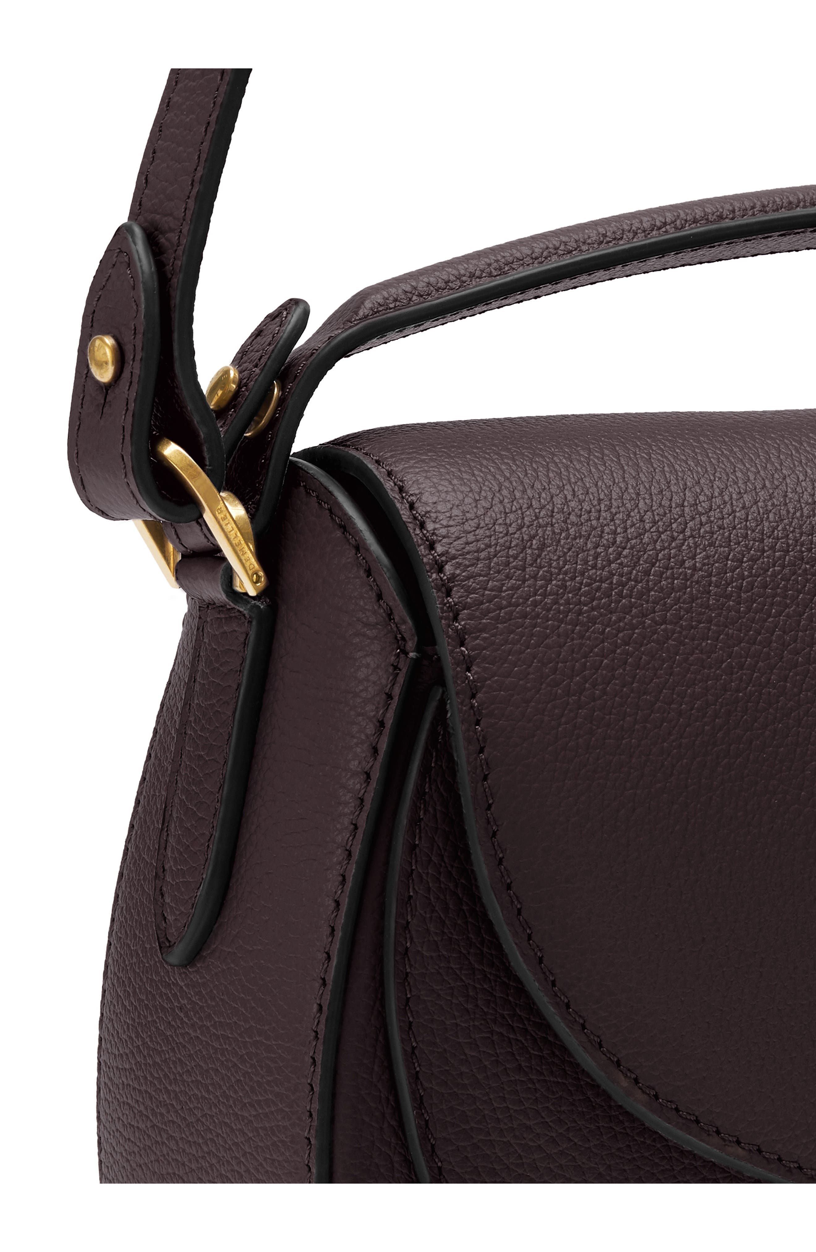 N127 The Siena Saddle Bag, Alternate, color, BORDEAUX