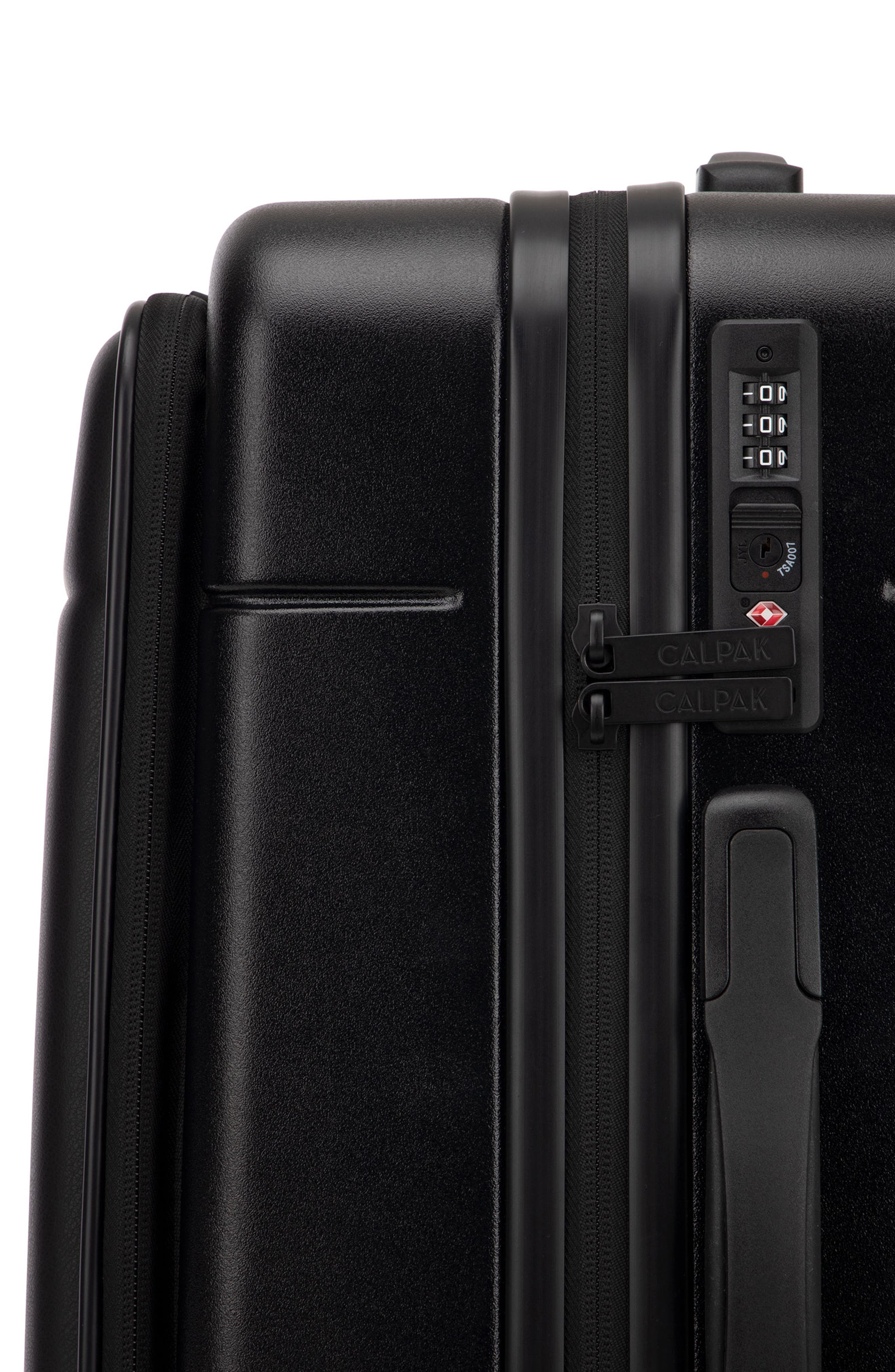 CALPAK Hue 22-Inch Front Pocket Carry-On Suitcase, Alternate, color, Black
