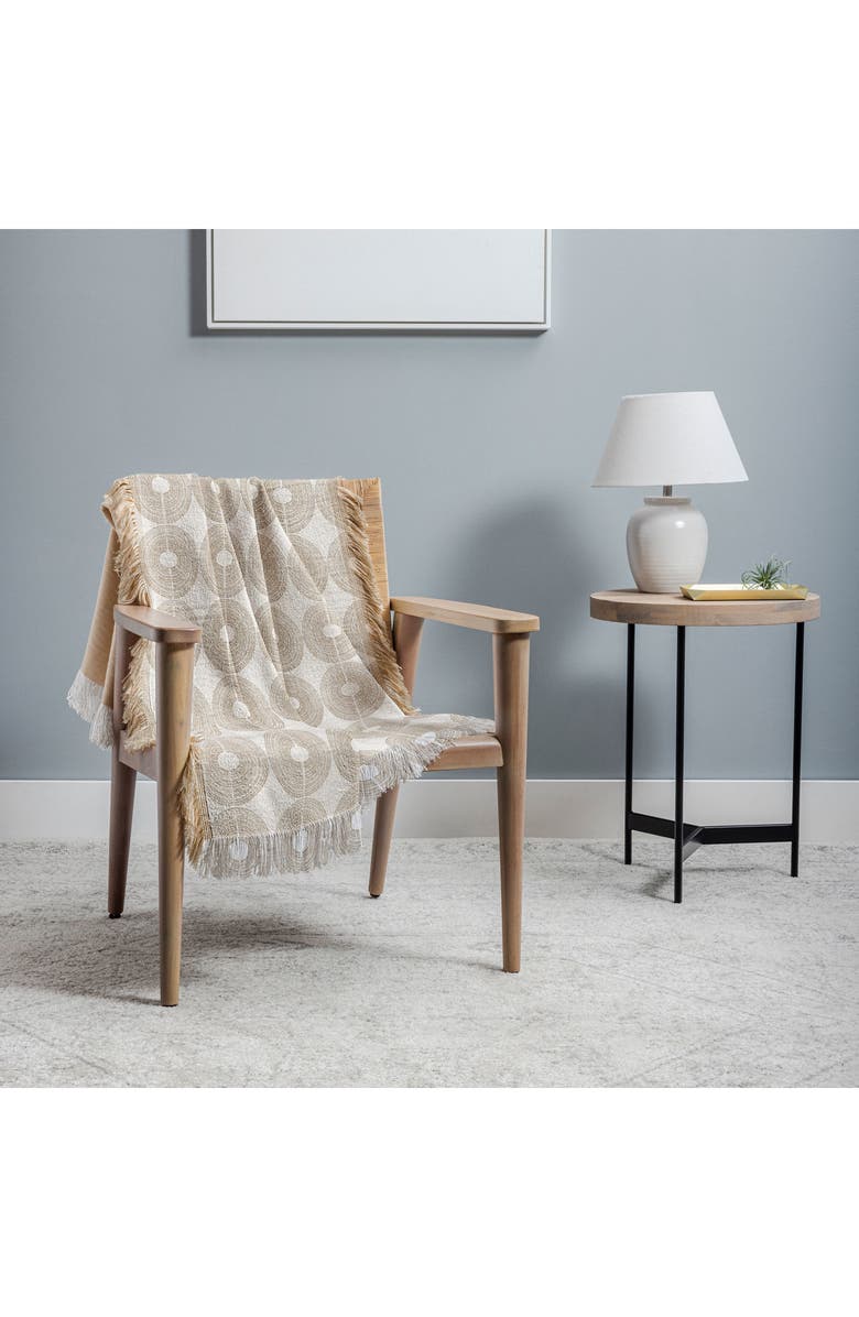 Deny Designs Iveta Aylin Throw Blanket, Alternate, color, Beige