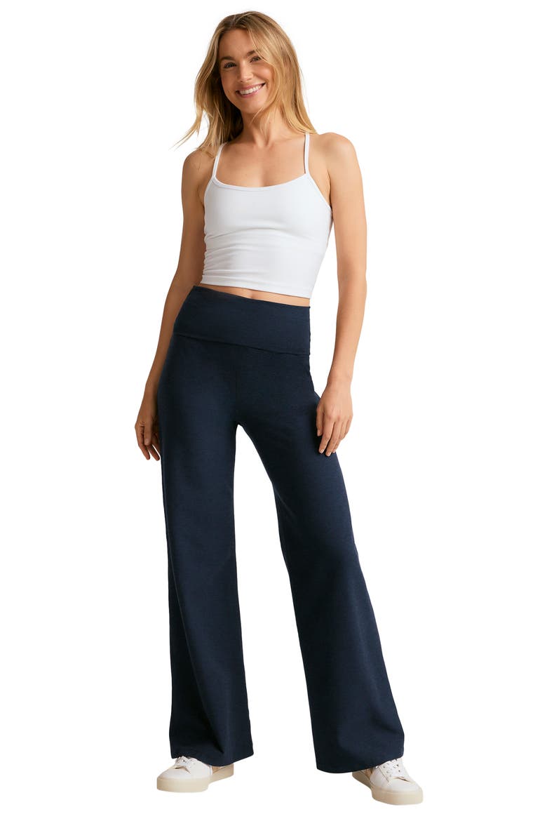 Space Dye Wide Leg Pants, Alternate, color, NOCTURNAL NAVY