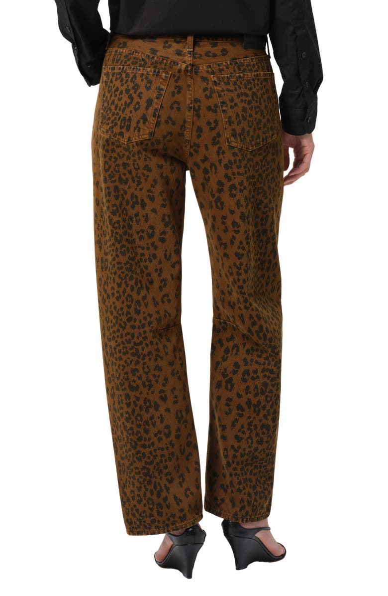 Citizens of Humanity Miro High Waist Barrel Jeans, Alternate, color, Sepia Cheetah