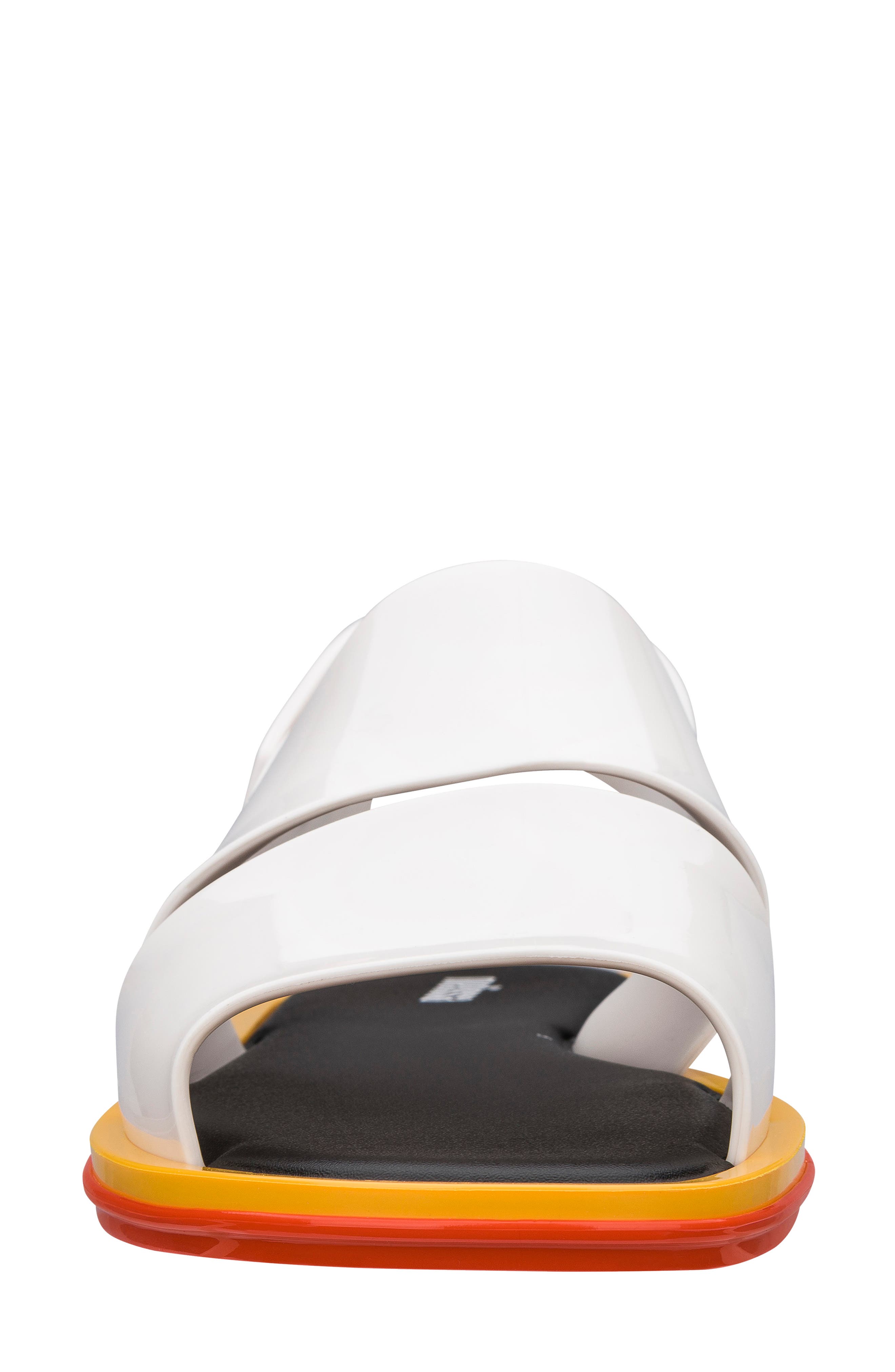 Carbon Slingback Sandal, Alternate, color, BLACK/ WHITE