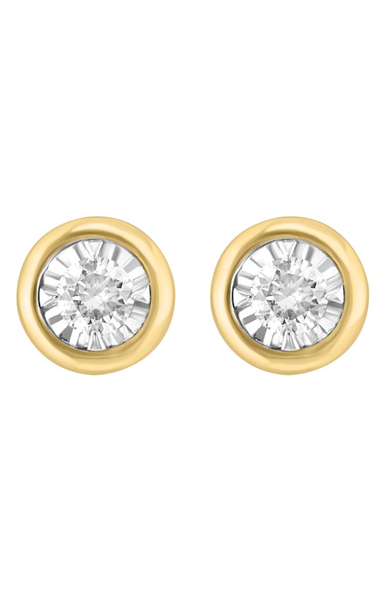 EFFY Round Diamond Stud Earrings, Main, color, Gold