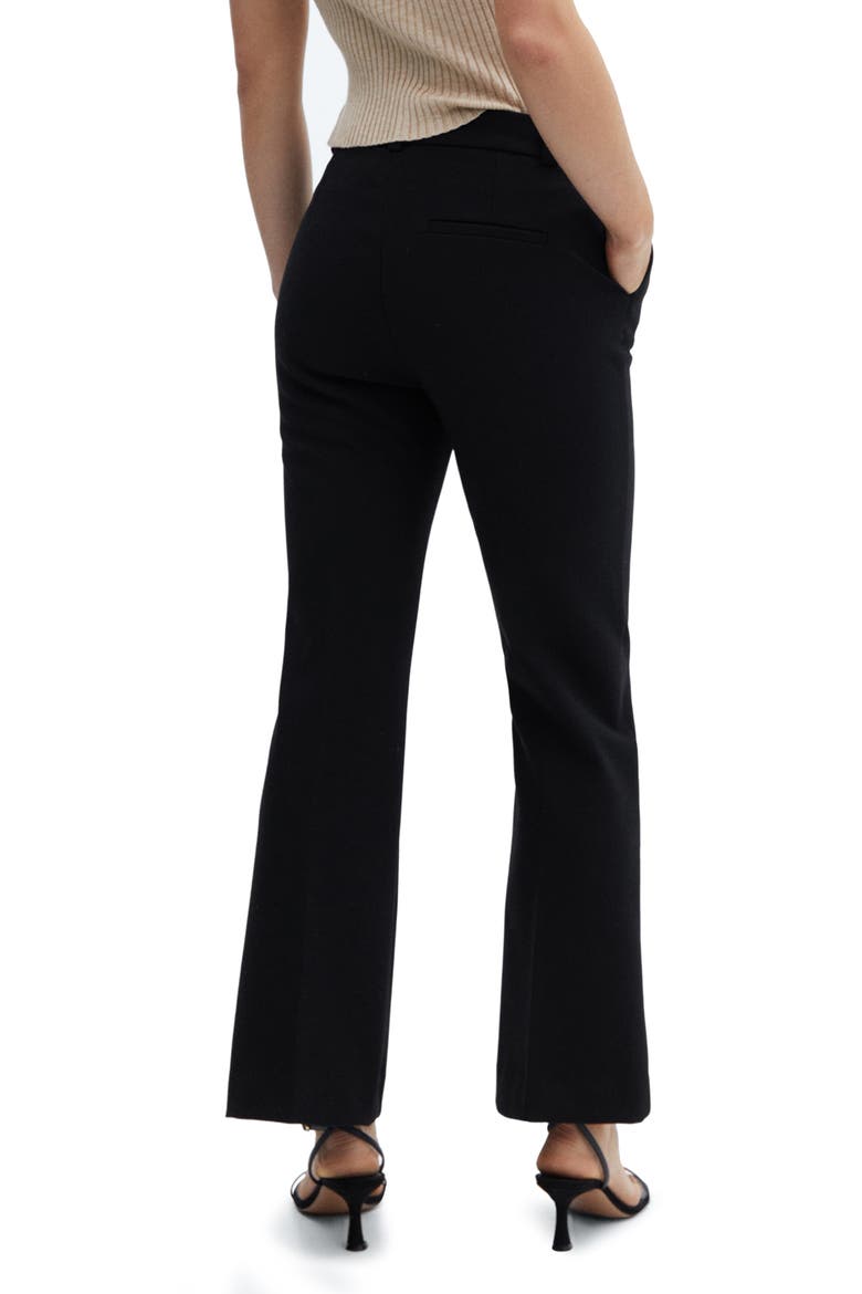 Flare Leg Pants, Alternate, color, BLACK