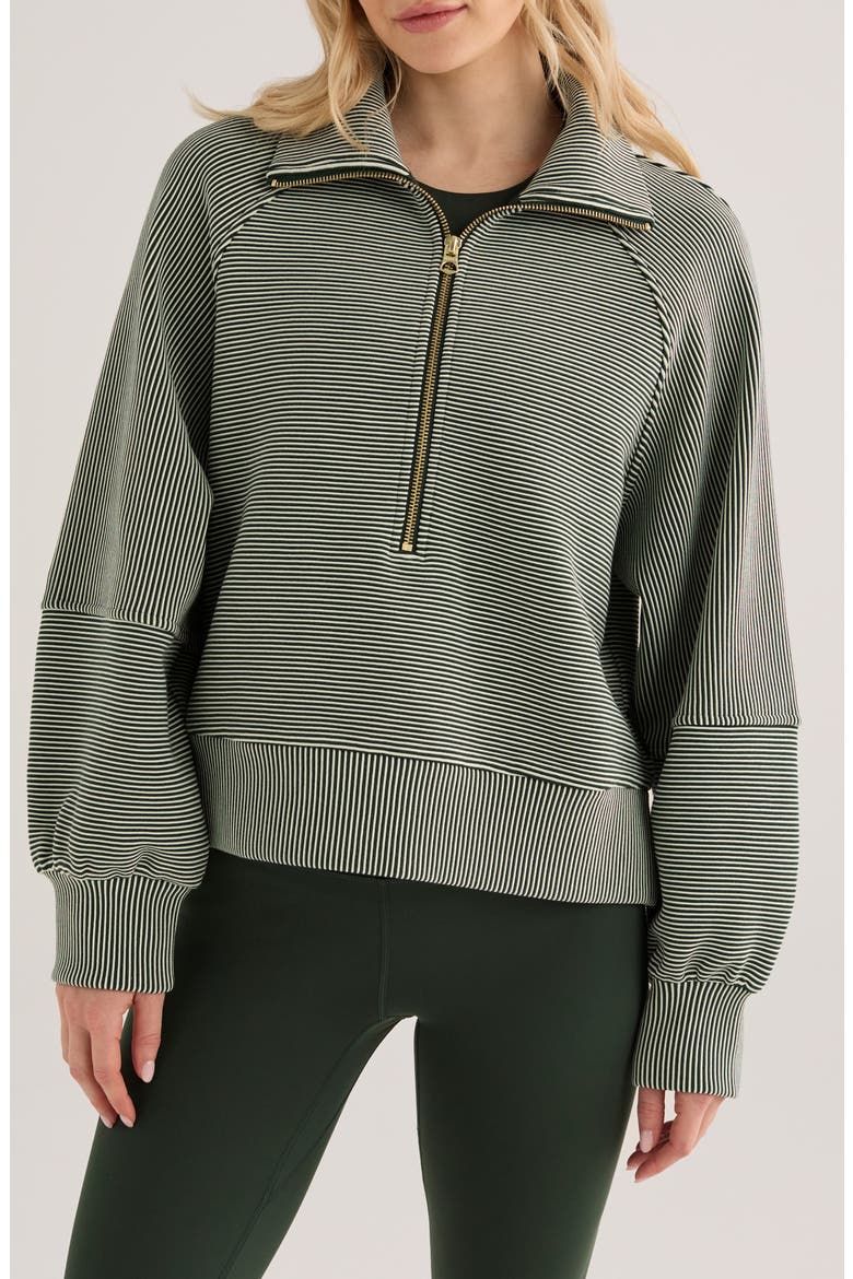 Milano Half-Zip Sweatshirt, Main, color, SYCAMORE