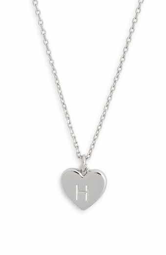 Kate Spade New York initial here pendant necklace
