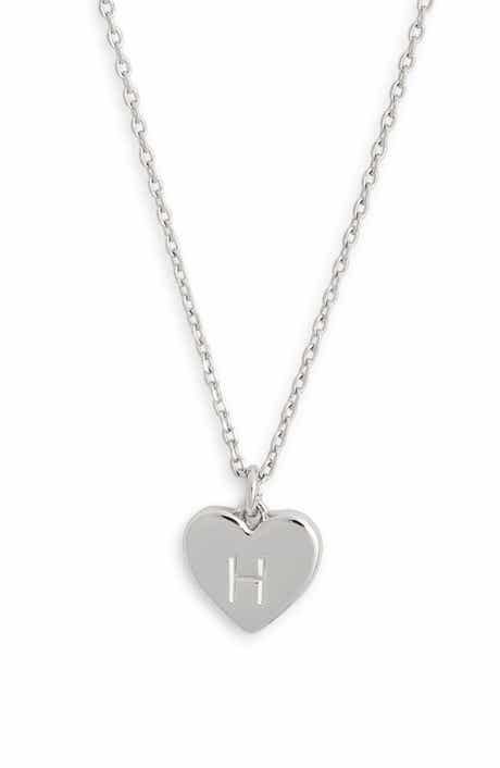 Kate Spade New York initial here pendant necklace