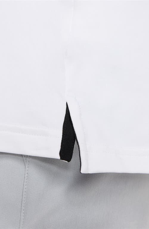 Nike Golf Dri-fit Tour Solid Golf Polo In White
