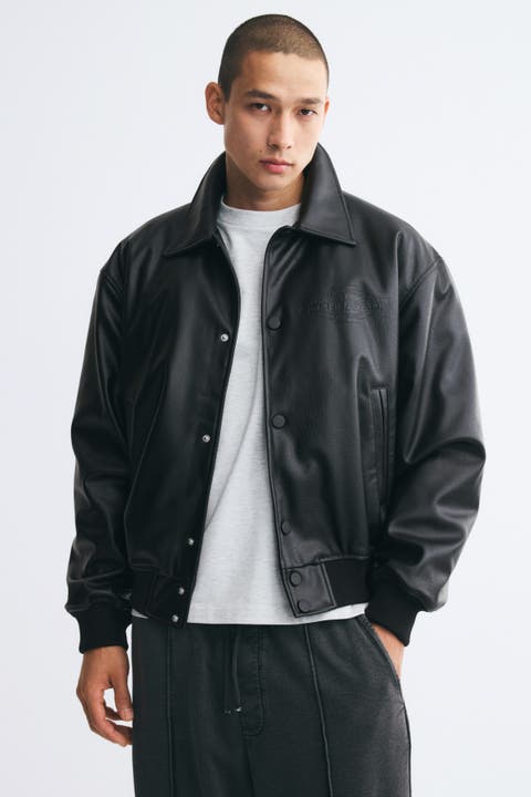 Coated Baseball Jacket