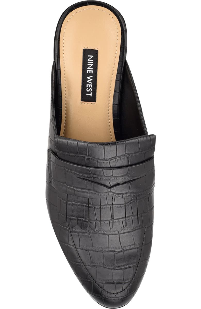 Nine West Kilts Croc Embossed Mule, Alternate, color,