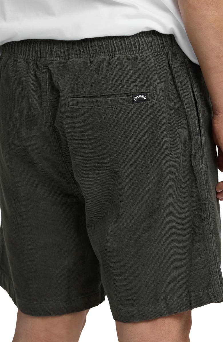 Billabong Larry Layback Cotton Corduroy Shorts, Alternate, color,