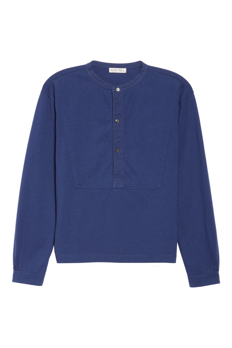 Cotton Jersey Pilgrim Henley, Alternate, color, MIDNIGHT NAVY