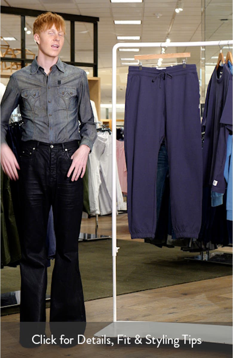 Midweight Cotton Terry Sweatpants, sales video thumbnail