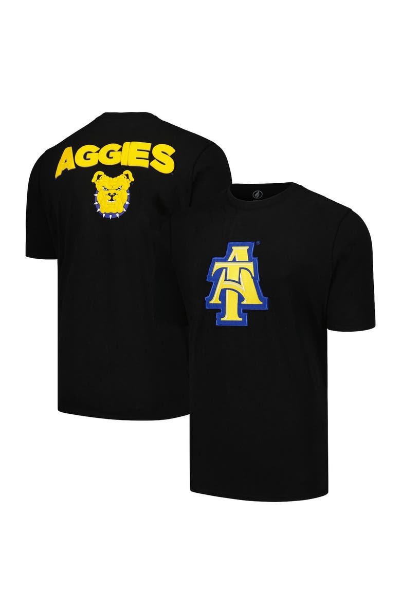 FISLL Men's FISLL Black North Carolina A&T Aggies Applique T-Shirt, Main, color, Black