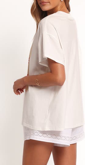 La Dolce Vita Cotton Graphic T-Shirt & Shorts Set