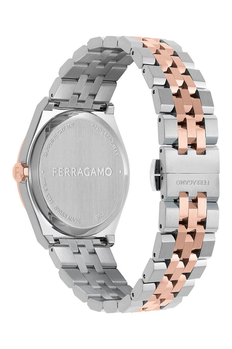 Vega New Two-Tone Bracelet Watch, 40mm, Alternate, color, TWO TONE