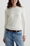 AG Julia Rib Long Sleeve Top