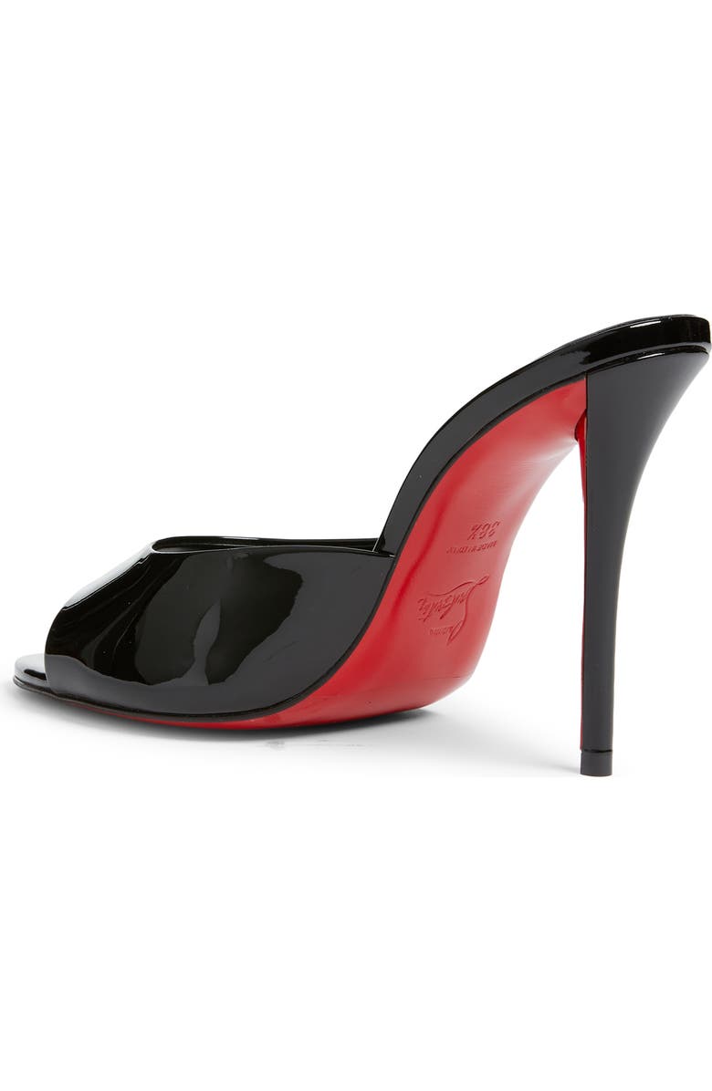 Christian Louboutin Miss Z Pointed Toe Sandal, Alternate, color, Black/ Black