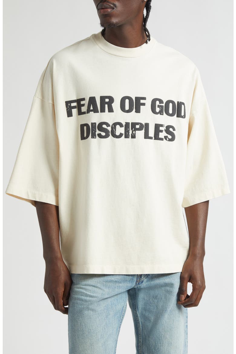 Disciples Relaxed Graphic T-Shirt, Main, color, OAT OAT