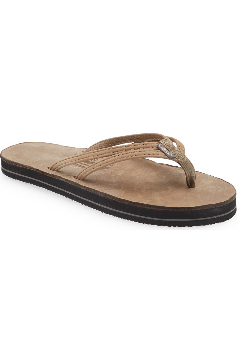 Rainbow<sup>®</sup> Double Strap Single Layer Flip Flop, Main, color,