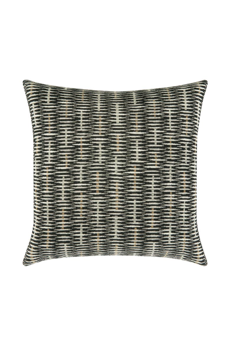 Intertwine Ebony Indoor & Outdoor Woven Accent Pillow, Main, color, Ebony