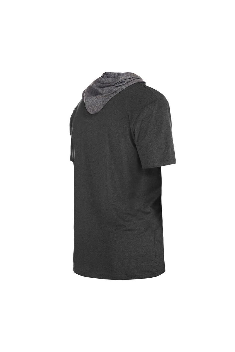 Men's New Era Black Brooklyn Nets Active Hoodie T-Shirt, Alternate, color, Black