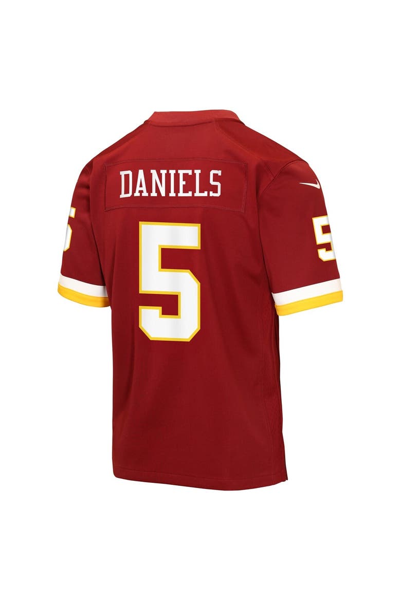 Youth Nike Jayden Daniels Burgundy Washington Commanders Game Jersey, Alternate, color, Burgundy