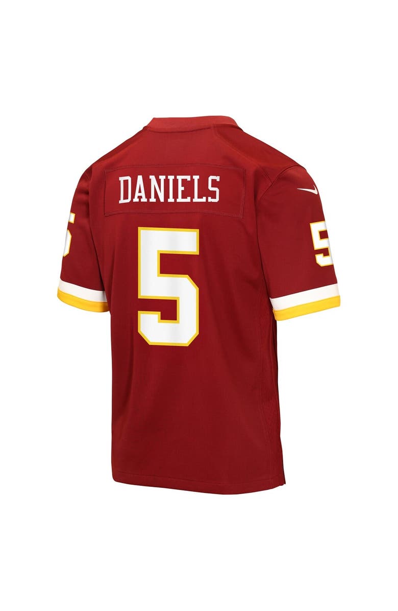 Nike Youth Nike Jayden Daniels Burgundy Washington Commanders Game Jersey, Alternate, color, Burgundy