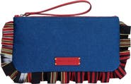 K'ai & Vrosi Medi - Denim Clutch Bag