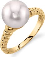 The Pearl Source Japanese Akoya Pearl Terrie Ring