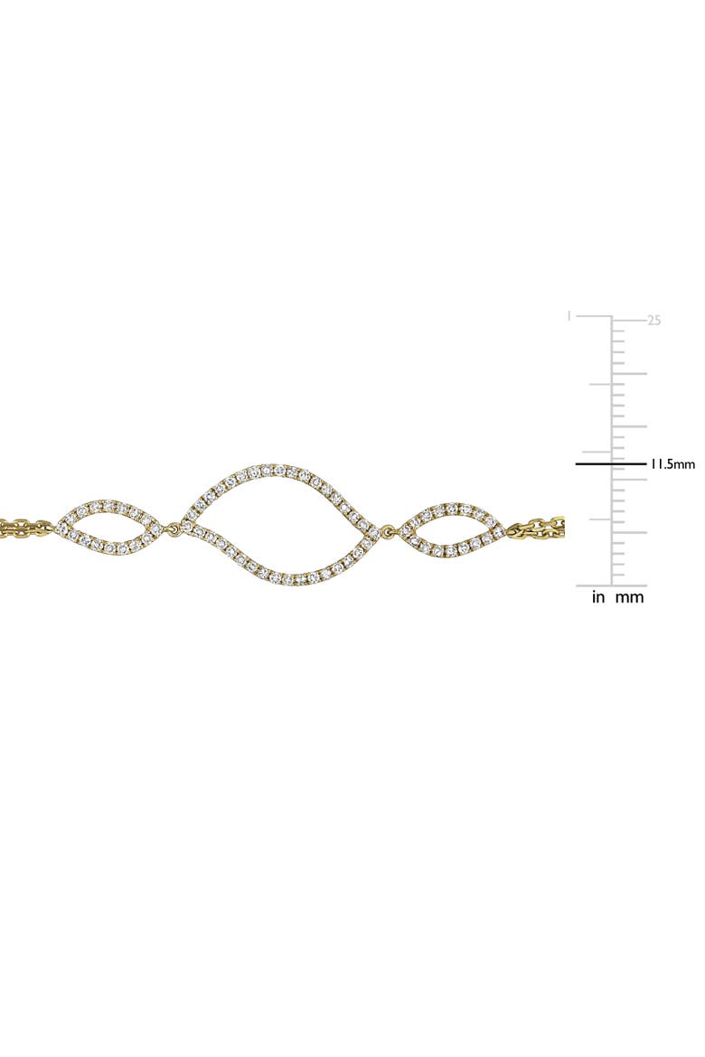 Diamond Bracelet 14k Yellow Gold, Alternate, color, 14k Yellow Gold