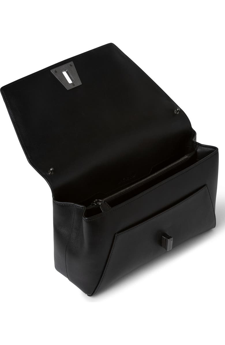 Akris Anouk Braided Trapezoid Leather Crossbody Bag, Alternate, color,