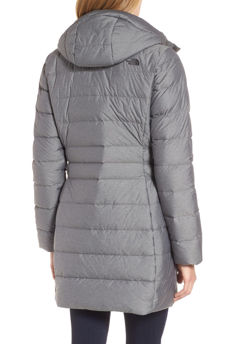 Gotham II Down Parka, Alternate, color, TNF MEDIUM GREY HEATHER