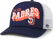 '47 Men's '47 Navy San Diego Padres Meander Foam Trucker Snapback Hat