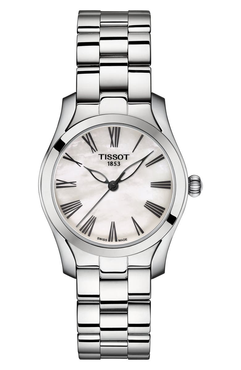Tissot T-Wave Bracelet Watch, 30mm, Main, color,