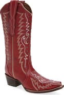 CIRCLE G Embroidered Stud Mid Calf Western Boot